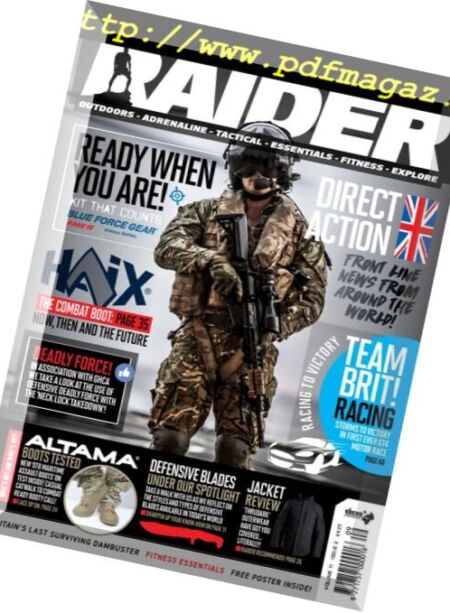 Raider – June 2018 Cover