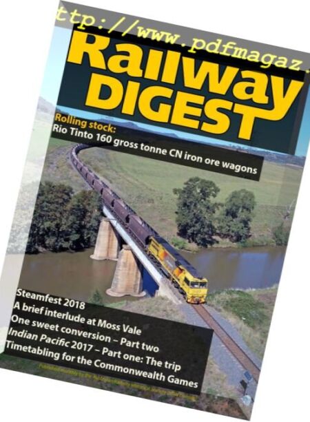 Railway Digest – June 2018 Cover