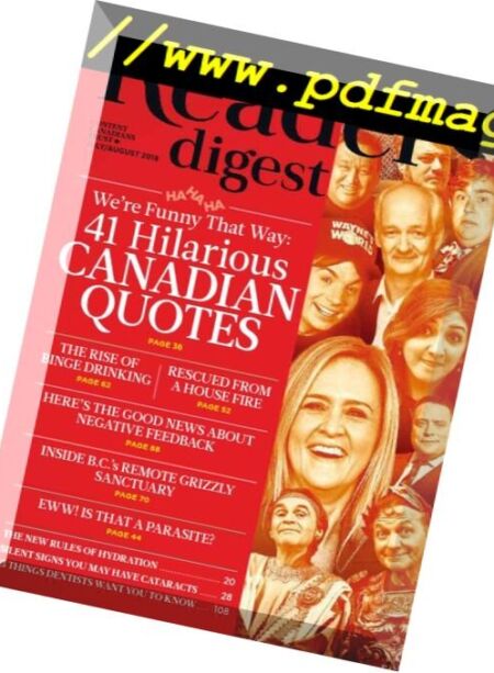 Reader’s Digest Canada – July 2018 Cover