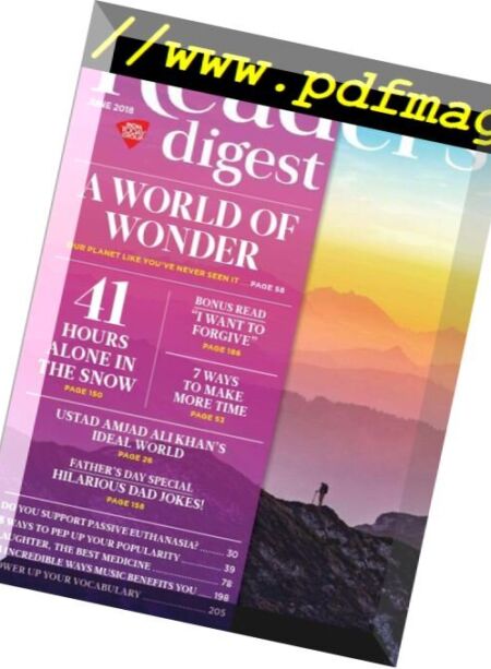 Reader’s Digest India – June 2018 Cover