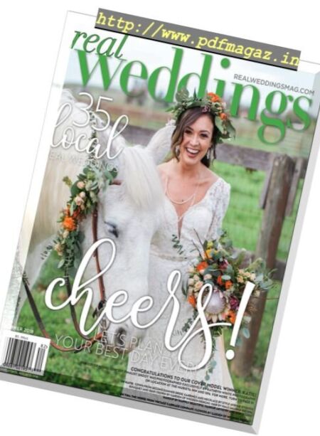 Real Weddings – Summer-Fall 2018 Cover