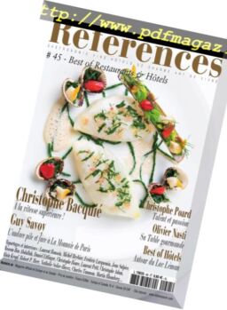 References Hoteliers Restaurateurs – N 45, 2018