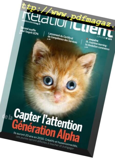 Relation Client magazine – 12 juin 2018 Cover