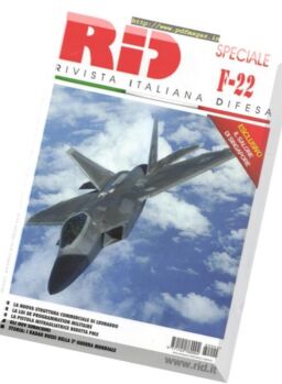 Rivista Italiana Difesa – Aprile 2018