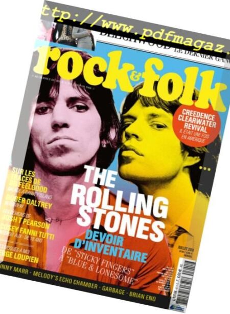 Rock & Folk – juillet 2018 Cover
