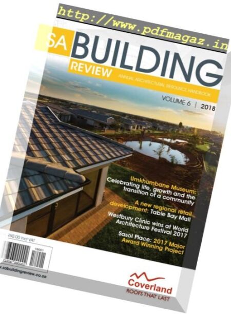 SA Building Review – Volume 6 2018 Cover