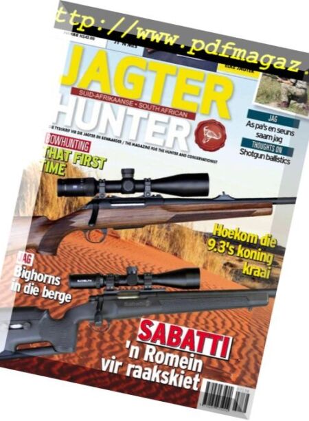 SA Hunter Jagter – July 2018 Cover