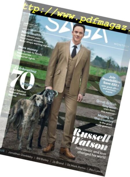 Saga Magazine – June 2018 Cover