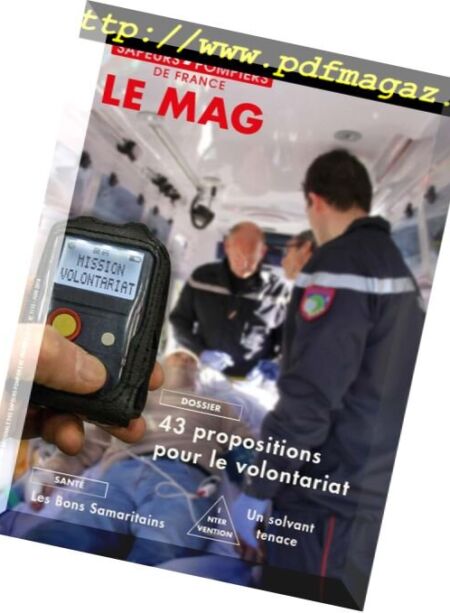 Sapeurs-Pompiers de France – juin 2018 Cover