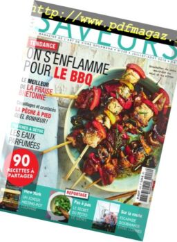 Saveurs France – Juillet-Aout 2018