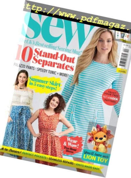 Sew – July 2018 Cover
