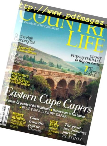 South African Country Life – July 2018 Cover