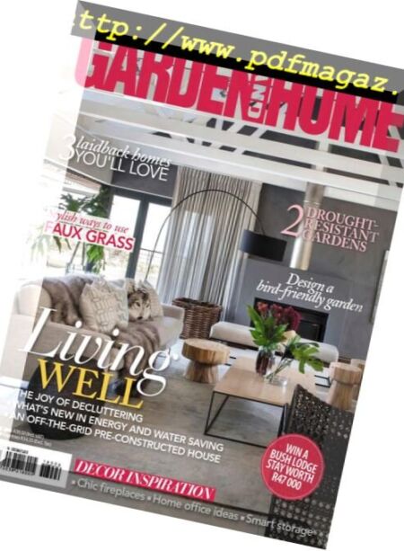 South African Garden and Home – June 2018 Cover