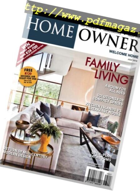 South African Home Owner – July 2018 Cover