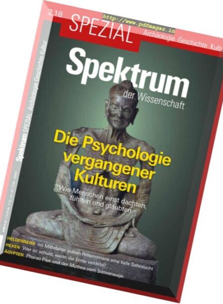Spektrum der Wissenschaft Spezial Archaologie Geschichte Kultur – Nr.2, 2018 Cover