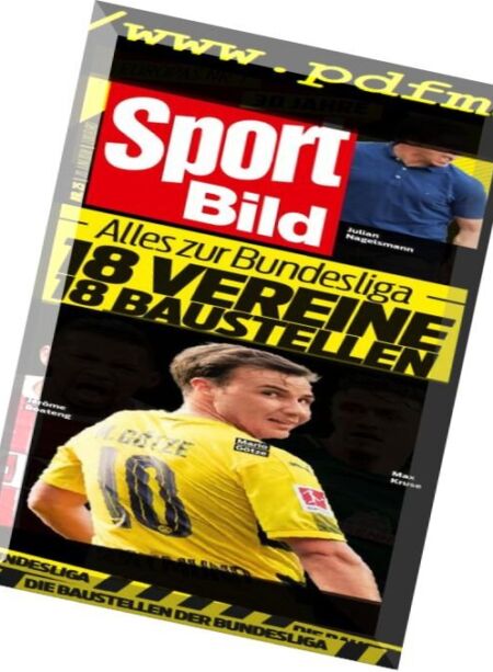 Sport Bild – 20 Juni 2018 Cover