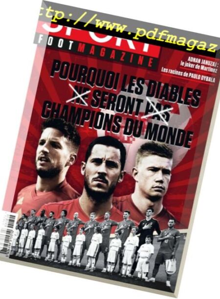 Sport Foot Magazine – 13 Juin 2018 Cover