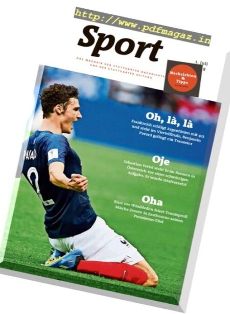 Sport Magazin – 01 Juli 2018 Cover