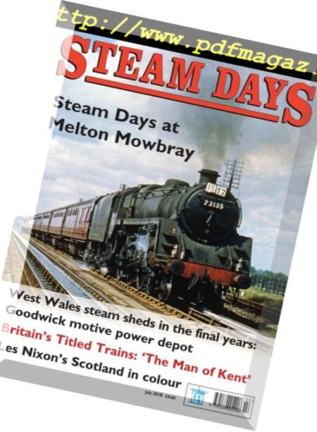 Steam Days – July 2018 Cover