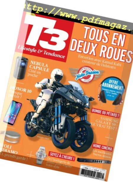 T3 France – juin 2018 Cover