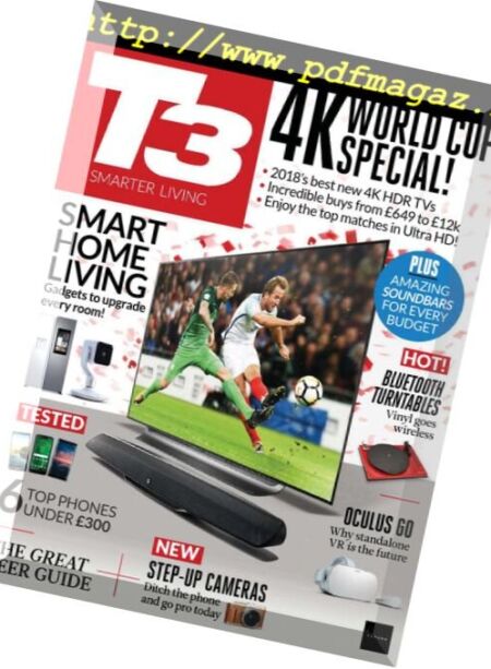 T3 UK – July 2018 Cover