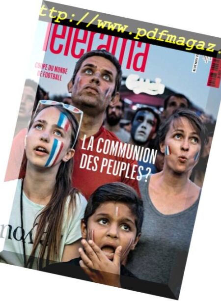 Telerama Magazine – 16 juin 2018 Cover