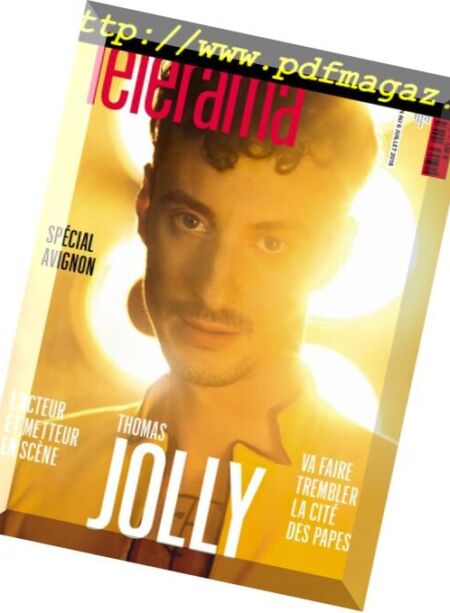 Telerama Magazine – 30 juin 2018 Cover