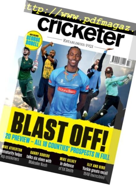 The Cricketer Magazine – June 2018 Cover