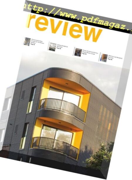 The Essential Building Product Review – Issue 2 – May 2018 Cover