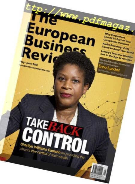 The European Business Review – May-June 2018 Cover
