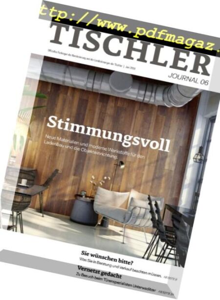 Tischler Journal – Juni 2018 Cover