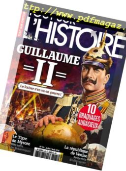 Tout Sur l’Histoire – juillet-aout 2018