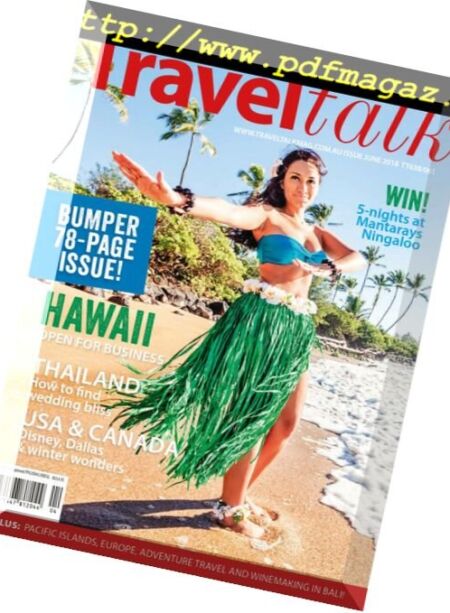 Traveltalk – June 2018 Cover