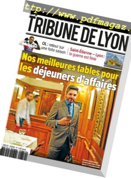 Tribune de Lyon – 24 mai 2018 Cover