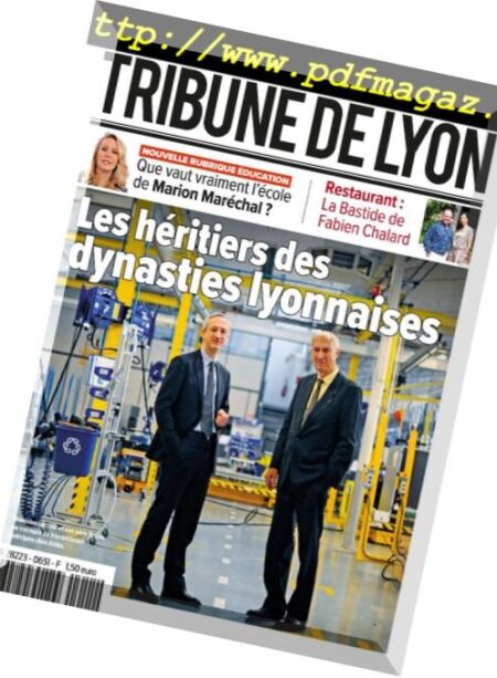 Tribune de Lyon – 31 mai 2018 Cover