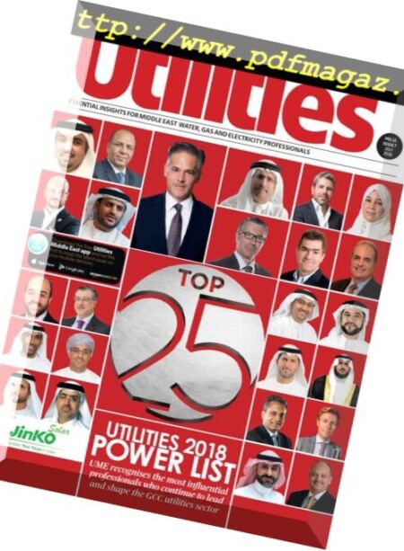Utilities Middle East – July 2018 Cover