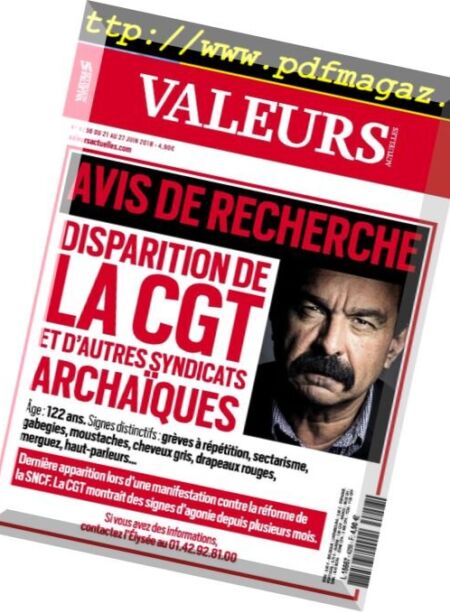 Valeurs Actuelles – 21 juin 2018 Cover