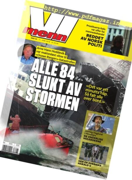 Vi Menn – 11 juni 2018 Cover
