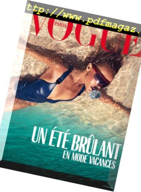 Vogue Paris – mai 2018 Cover
