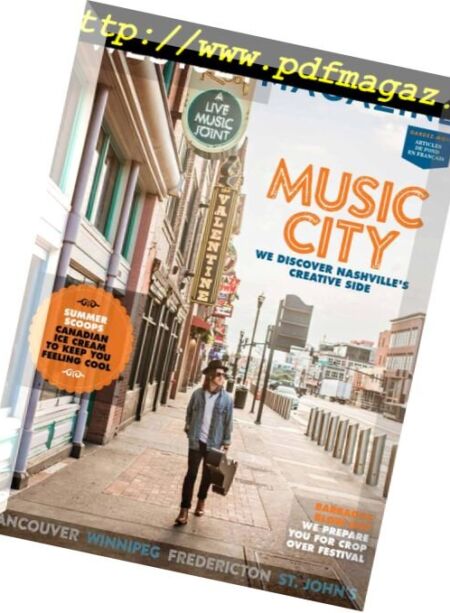 WestJet Magazine – July 2018 Cover