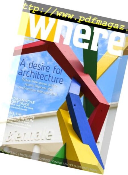 Where Venice – July 2018 Cover
