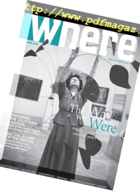 Where Venice – June 2018 Cover