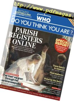 Who Do You Think You Are – July 2018