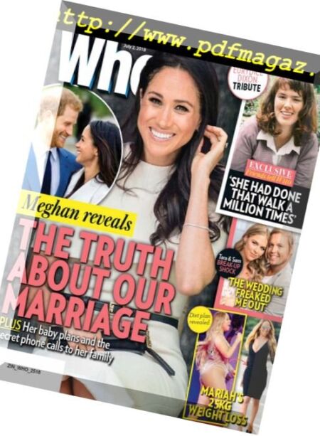 Who – July 02, 2018 Cover