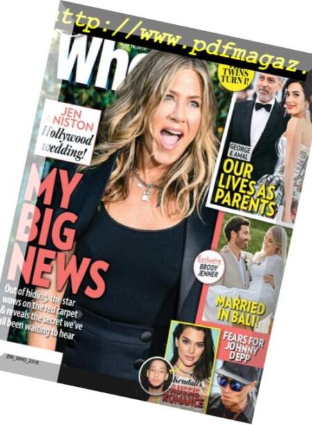 Who – June 18, 2018 Cover