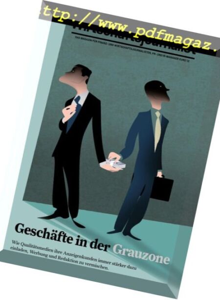 Wirtschaftsjournalist – N 01, 2015 Cover
