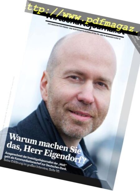 Wirtschaftsjournalist – N 05, 2015 Cover