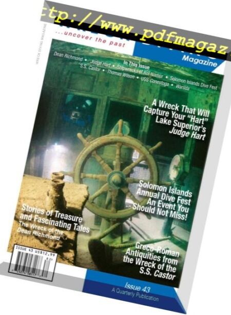 Wreck Diving Magazine – May 2018 Cover