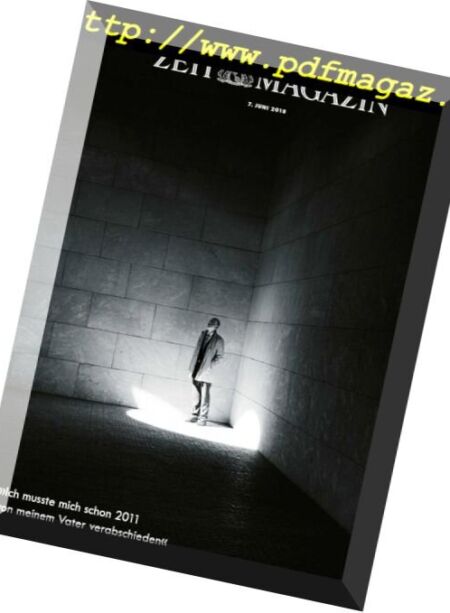 Zeit Magazin – 07 Juni 2018 Cover
