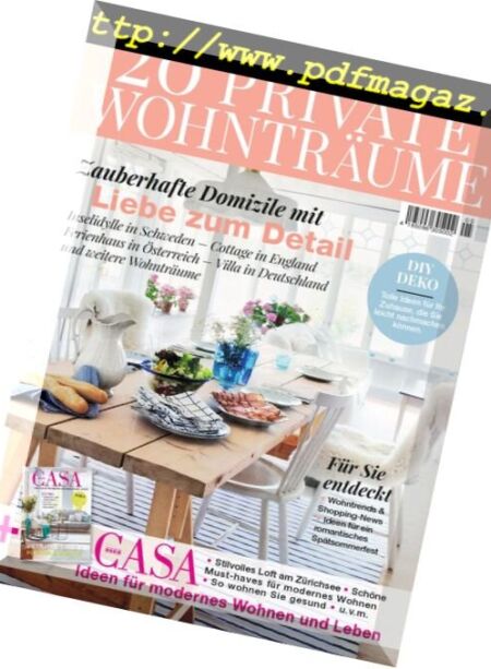 20 Private Wohntraume – Juli 2018 Cover
